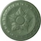Ekena Millwork Exeter Ceiling Medallion (Fits Canopies up to 3 1/8"), 17 3/4"OD x 1 1/8"P, Athenian Green CM17EXAGF - alternate 1